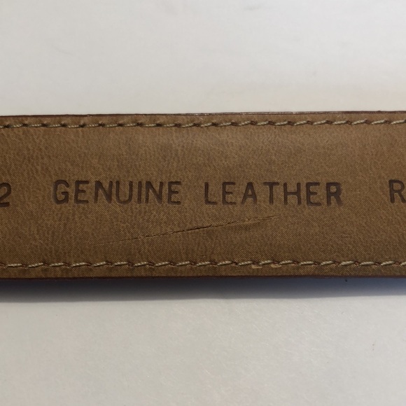 NRS New River Brown Leather Belt size 32 - Picture 7 of 12